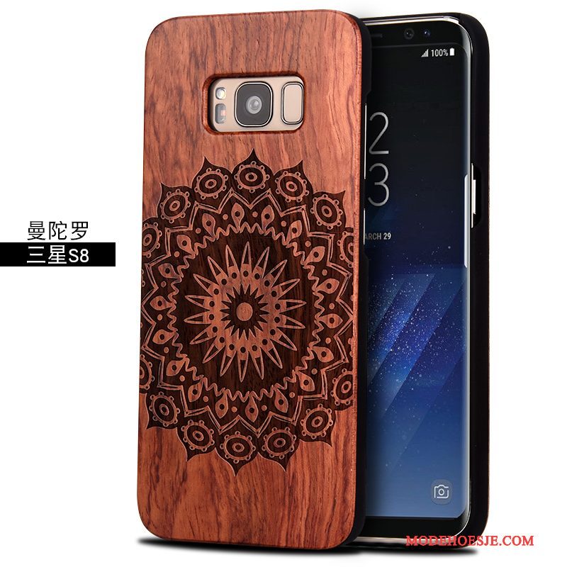 Hoesje Samsung Galaxy S8+ Bescherming Hard Anti-fall, Hoes Samsung Galaxy S8+ Massief Hout Totem