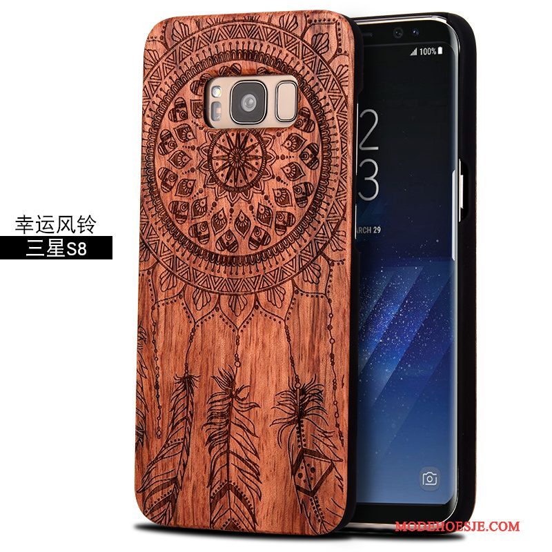 Hoesje Samsung Galaxy S8+ Bescherming Hard Anti-fall, Hoes Samsung Galaxy S8+ Massief Hout Totem