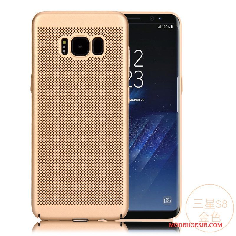 Hoesje Samsung Galaxy S8 Bescherming Hardtelefoon, Hoes Samsung Galaxy S8 Geruite Het Uitstralen