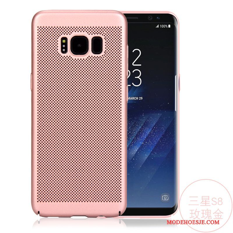 Hoesje Samsung Galaxy S8 Bescherming Hardtelefoon, Hoes Samsung Galaxy S8 Geruite Het Uitstralen