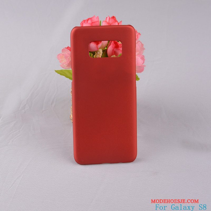 Hoesje Samsung Galaxy S8 Bescherming Hardtelefoon, Hoes Samsung Galaxy S8 Schrobben Roze