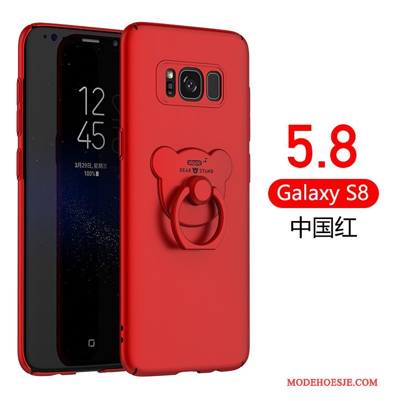 Hoesje Samsung Galaxy S8 Bescherming Schrobben Rood, Hoes Samsung Galaxy S8 Anti-fall Dun