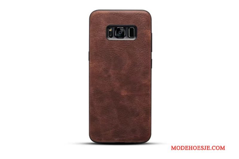 Hoesje Samsung Galaxy S8 Bescherming Telefoon Patroon, Hoes Samsung Galaxy S8 Zacht Geel