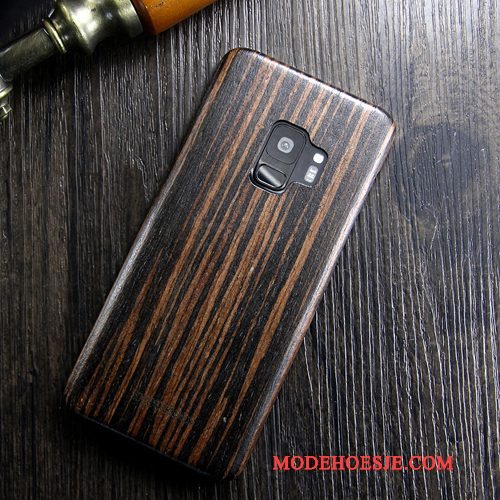 Hoesje Samsung Galaxy S8 Hout Telefoon Dun, Hoes Samsung Galaxy S8 Bescherming Massief Hout Trendy Merk