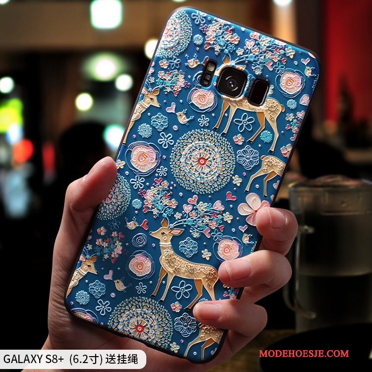 Hoesje Samsung Galaxy S8+ Kleur Persoonlijk Anti-fall, Hoes Samsung Galaxy S8+ Zakken Telefoon