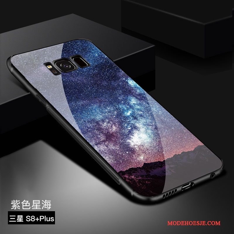 Hoesje Samsung Galaxy S8+ Kleur Trendtelefoon, Hoes Samsung Galaxy S8+ Zakken Dun Glas