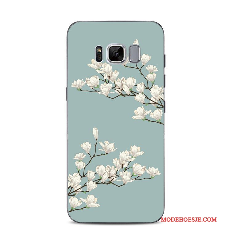 Hoesje Samsung Galaxy S8+ Ondersteuning Groen Licht, Hoes Samsung Galaxy S8+ Siliconen Inkttelefoon