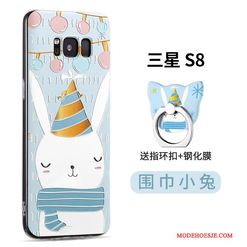 Hoesje Samsung Galaxy S8 Scheppend Anti-falltelefoon, Hoes Samsung Galaxy S8 Siliconen Trend Persoonlijk