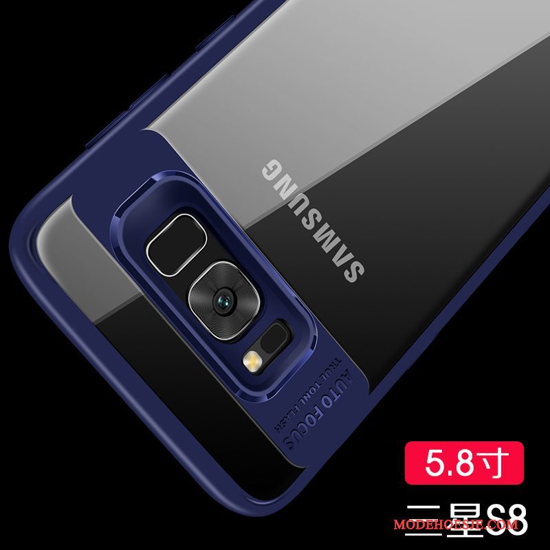 Hoesje Samsung Galaxy S8 Siliconen Rood Anti-fall, Hoes Samsung Galaxy S8 Bescherming Telefoon