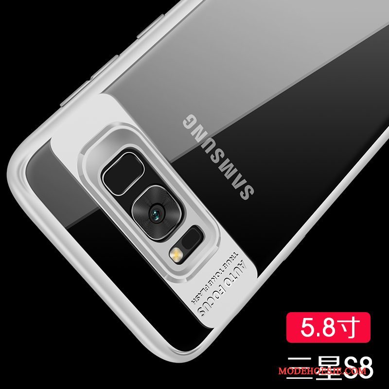 Hoesje Samsung Galaxy S8 Siliconen Rood Anti-fall, Hoes Samsung Galaxy S8 Bescherming Telefoon