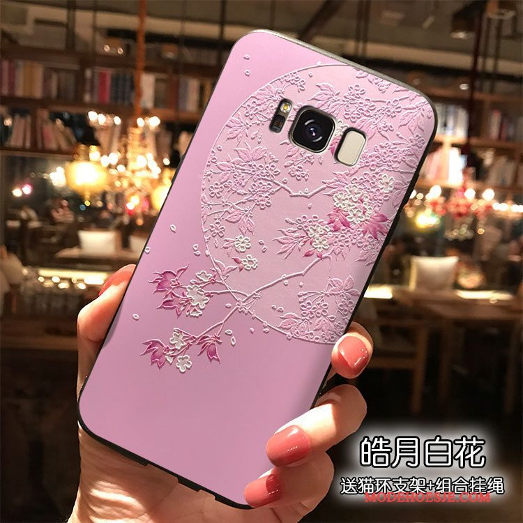 Hoesje Samsung Galaxy S8 Siliconen Telefoon Trend, Hoes Samsung Galaxy S8 Wind Groen