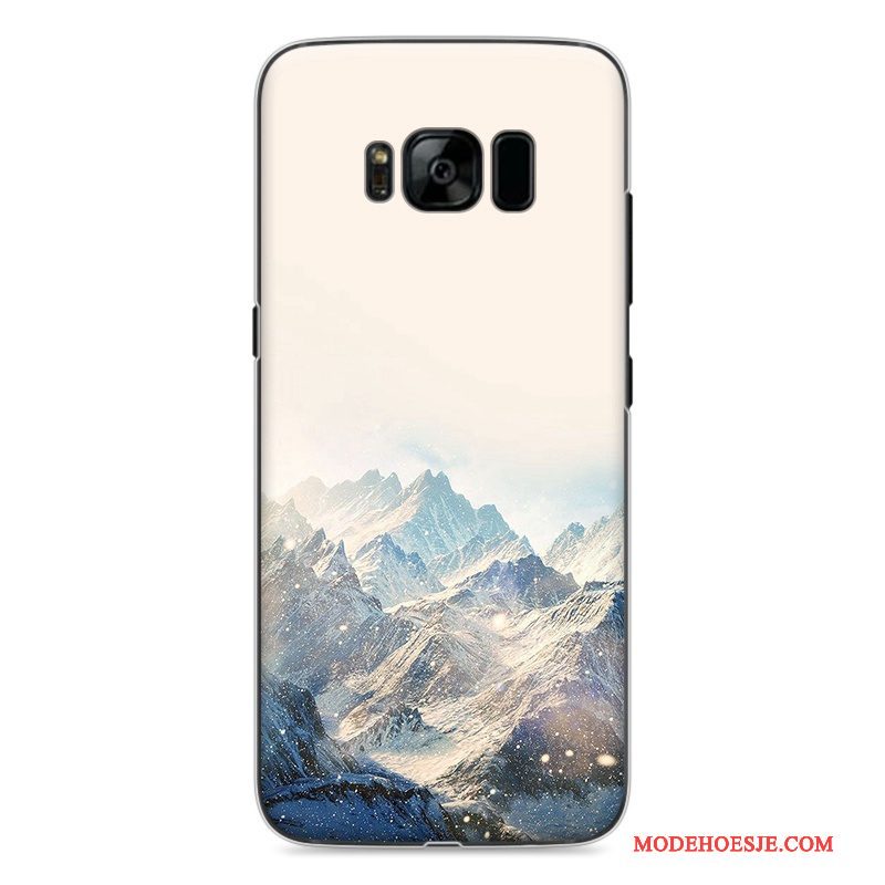 Hoesje Samsung Galaxy S8 Spotprent Telefoon Hard, Hoes Samsung Galaxy S8 Geschilderd Blauw