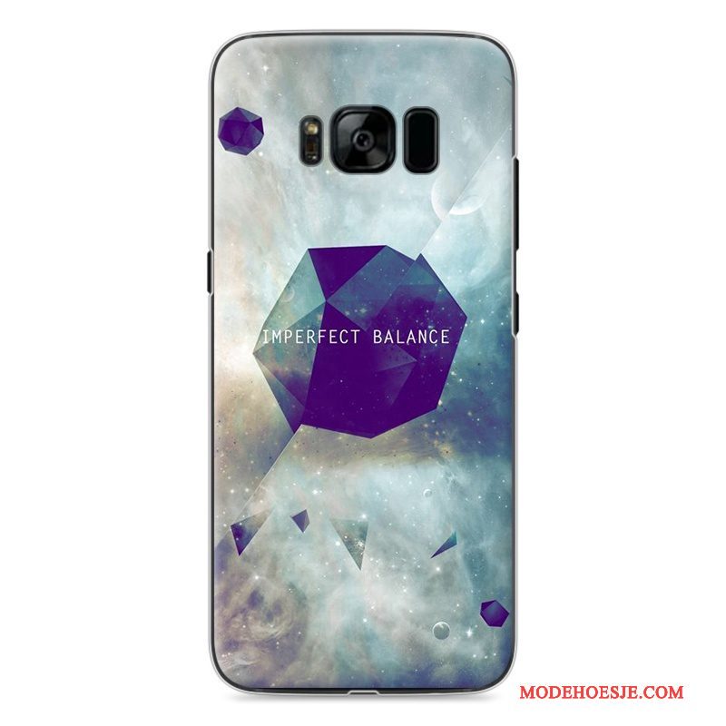 Hoesje Samsung Galaxy S8 Spotprent Telefoon Hard, Hoes Samsung Galaxy S8 Geschilderd Blauw