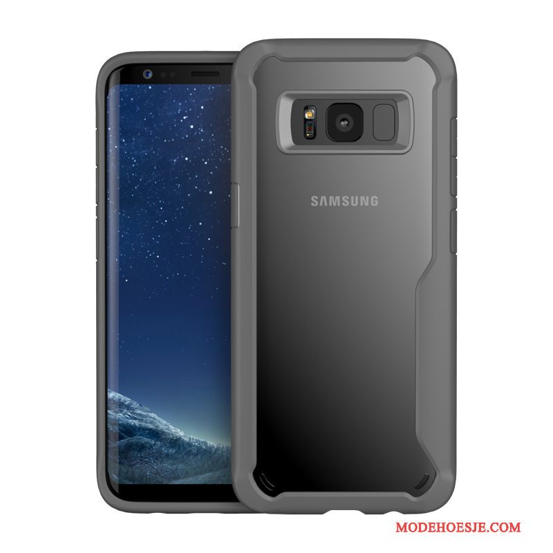 Hoesje Samsung Galaxy S8+ Zacht Anti-falltelefoon, Hoes Samsung Galaxy S8+ Zakken Zwart Gasbag