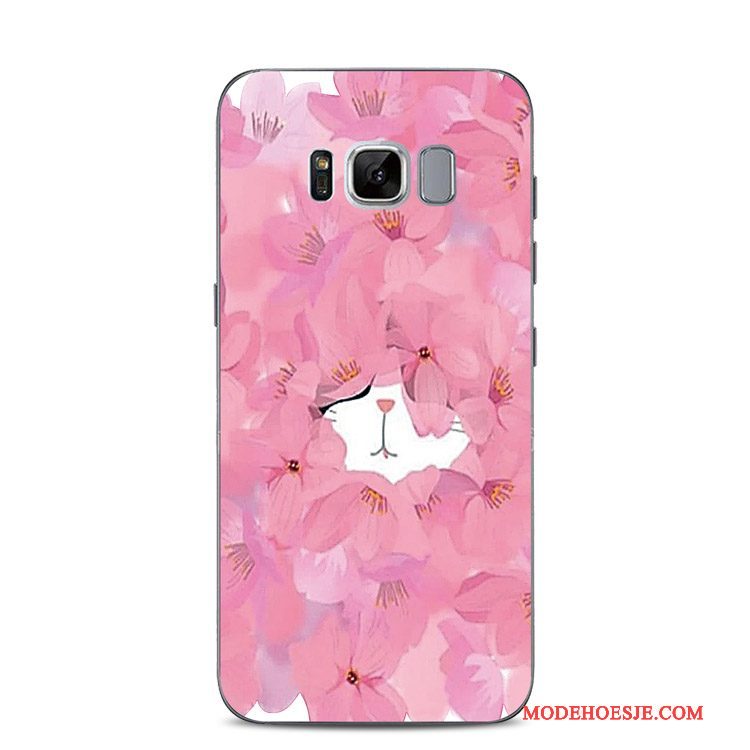 Hoesje Samsung Galaxy S8+ Zacht Licht Vers, Hoes Samsung Galaxy S8+ Ondersteuning Telefoon Groen