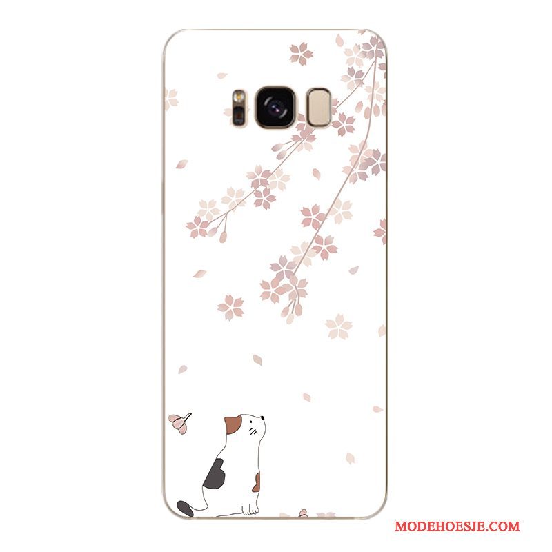 Hoesje Samsung Galaxy S8+ Zacht Mooie Blauw, Hoes Samsung Galaxy S8+ Spotprent Telefoon