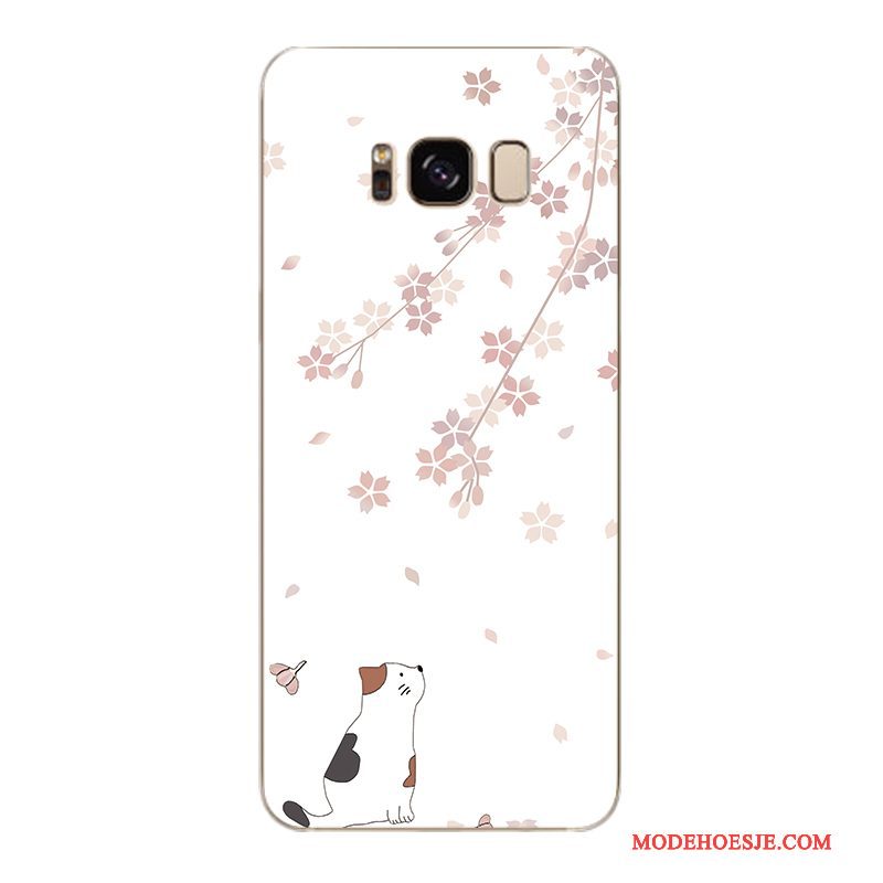 Hoesje Samsung Galaxy S8+ Zacht Mooie Blauw, Hoes Samsung Galaxy S8+ Spotprent Telefoon