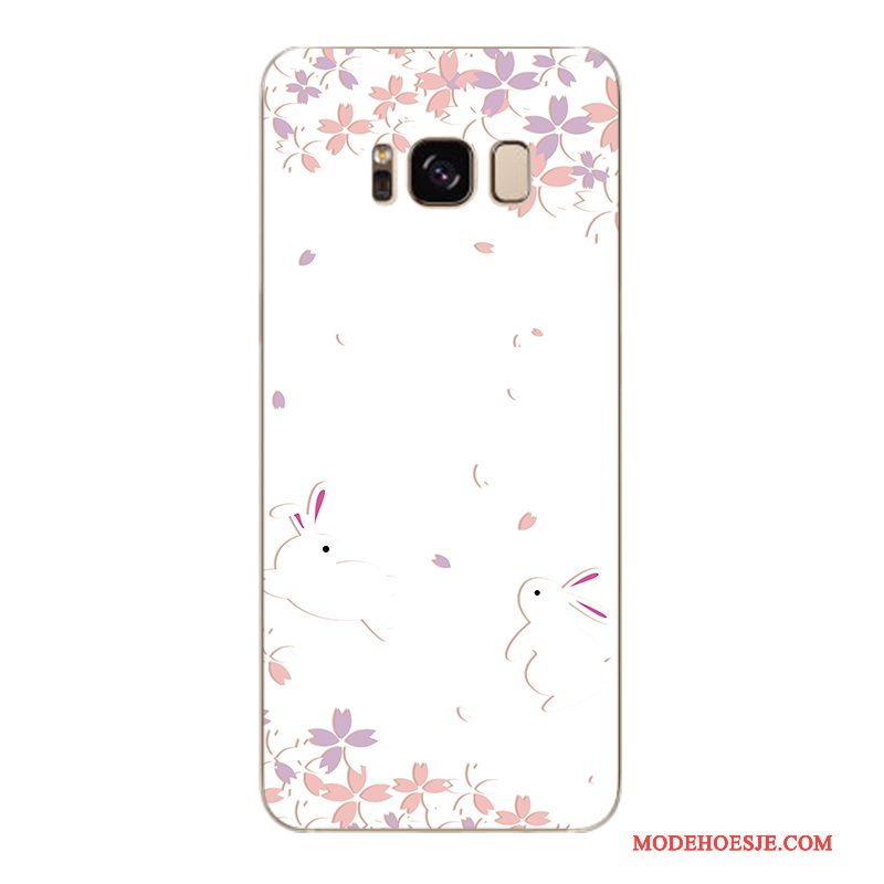 Hoesje Samsung Galaxy S8+ Zacht Mooie Blauw, Hoes Samsung Galaxy S8+ Spotprent Telefoon