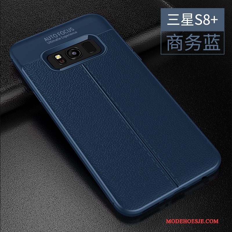 Hoesje Samsung Galaxy S8+ Zacht Rood Trend, Hoes Samsung Galaxy S8+ Bescherming Patroon Anti-fall