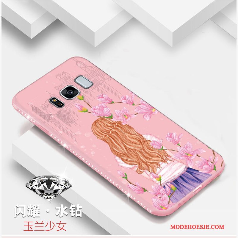 Hoesje Samsung Galaxy S8 Zakken Rood Hard, Hoes Samsung Galaxy S8 Bescherming Telefoon