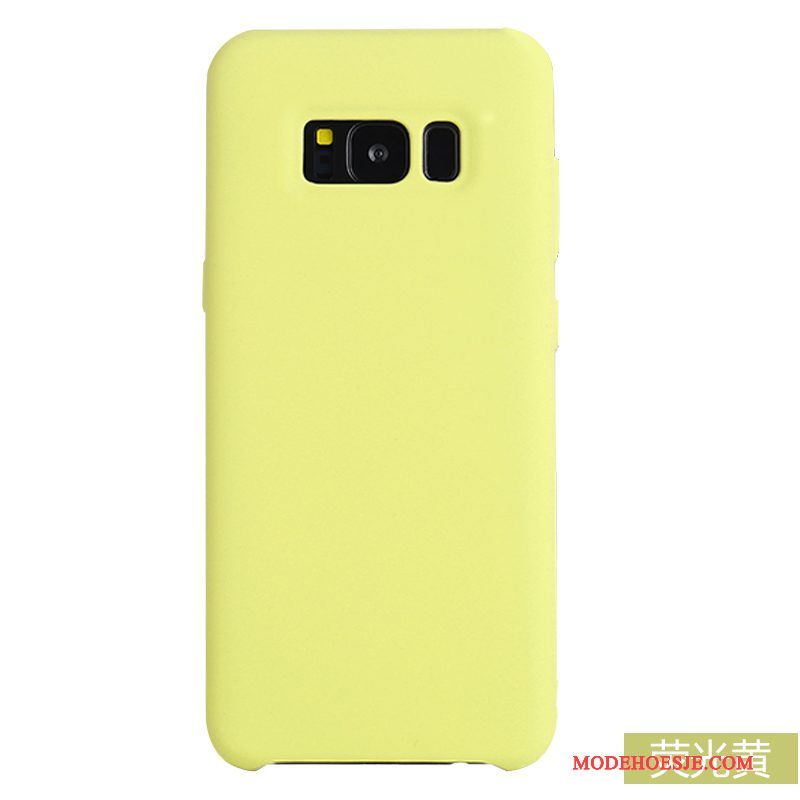 Hoesje Samsung Galaxy S8 Zakken Telefoon Anti-fall, Hoes Samsung Galaxy S8 Siliconen Groen Lichte En Dun