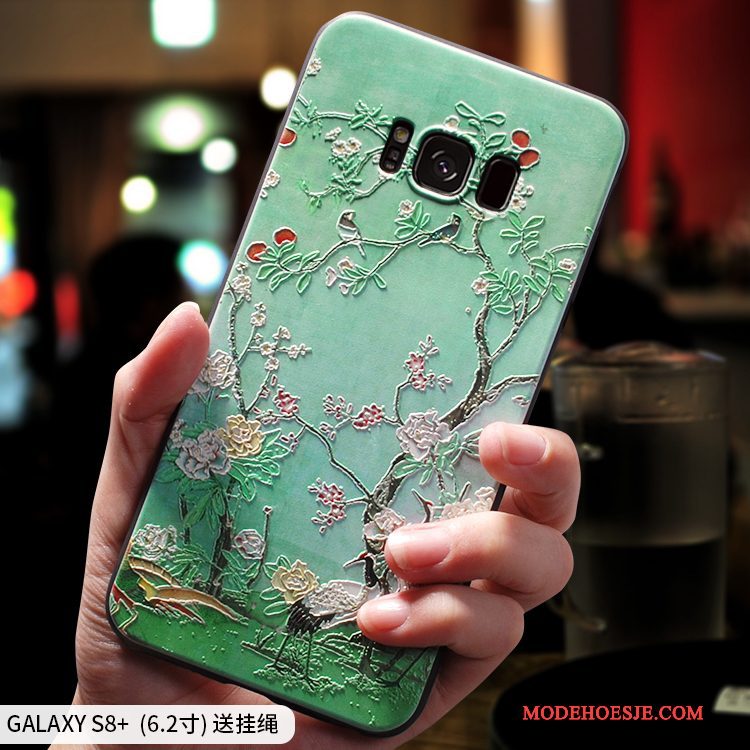 Hoesje Samsung Galaxy S8+ Zakken Telefoon Roze, Hoes Samsung Galaxy S8+ Scheppend Persoonlijk Anti-fall