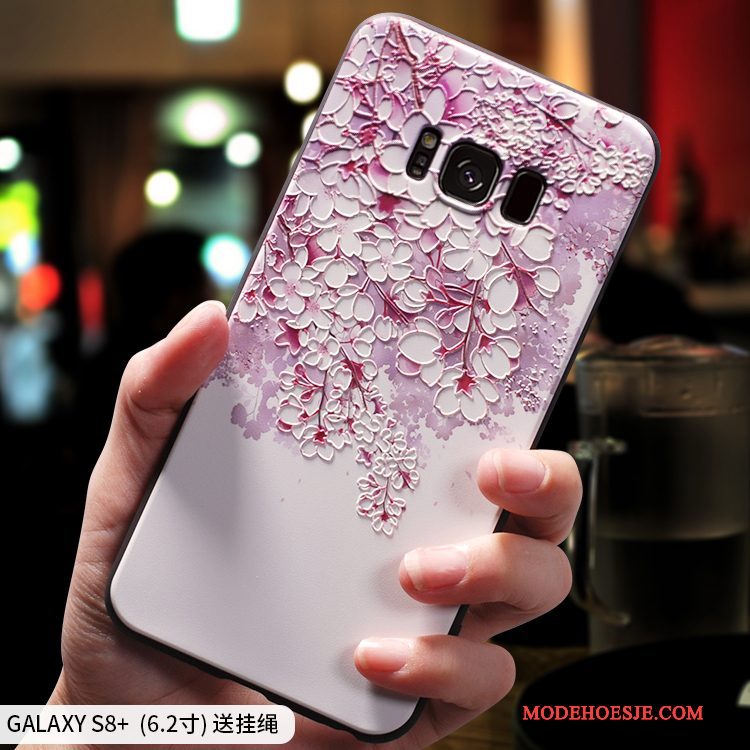 Hoesje Samsung Galaxy S8+ Zakken Telefoon Roze, Hoes Samsung Galaxy S8+ Scheppend Persoonlijk Anti-fall