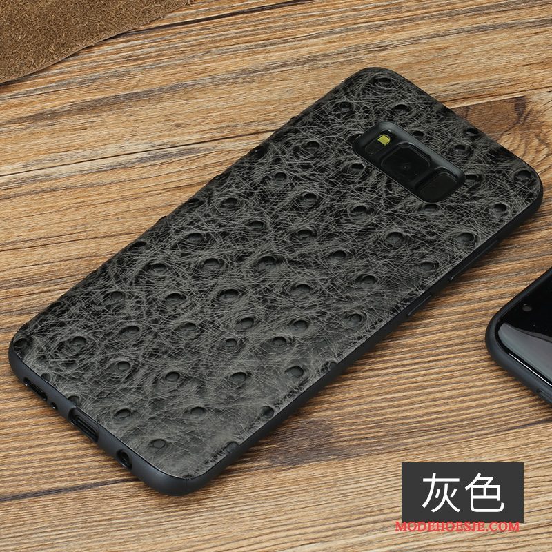 Hoesje Samsung Galaxy S8+ Zakken Telefoon Zwart, Hoes Samsung Galaxy S8+ Leer Persoonlijk Anti-fall
