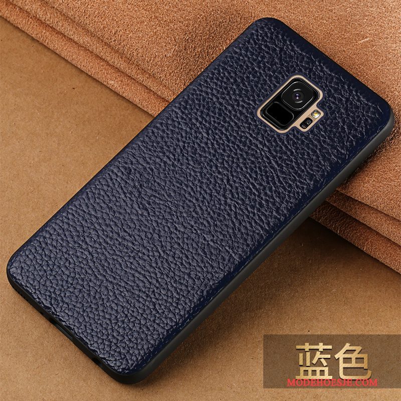 Hoesje Samsung Galaxy S9 Bescherming Anti-fall Zwart, Hoes Samsung Galaxy S9 Zakken Telefoon Trendy Merk