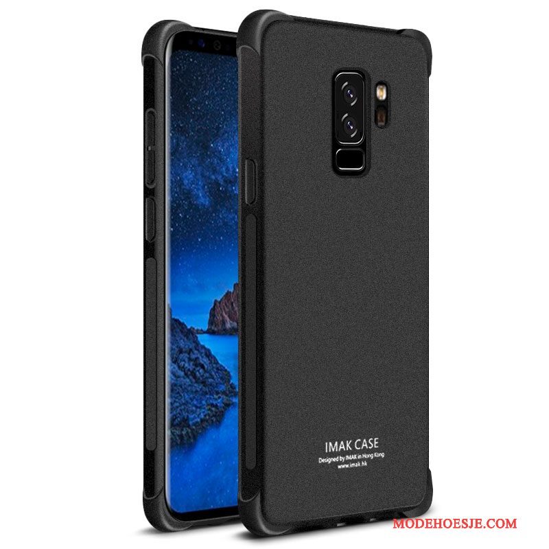 Hoesje Samsung Galaxy S9+ Bescherming Doorzichtigtelefoon, Hoes Samsung Galaxy S9+ Zacht Anti-fall Schrobben