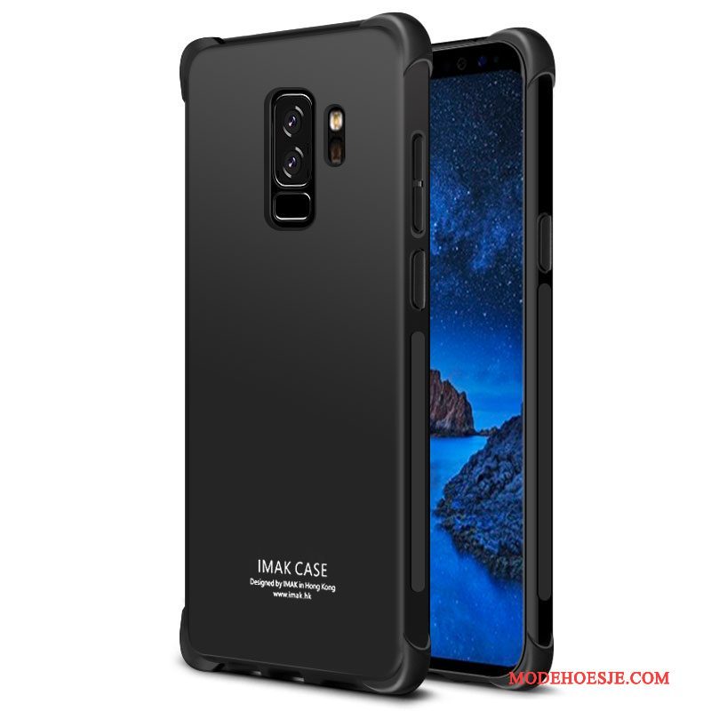 Hoesje Samsung Galaxy S9+ Bescherming Doorzichtigtelefoon, Hoes Samsung Galaxy S9+ Zacht Anti-fall Schrobben