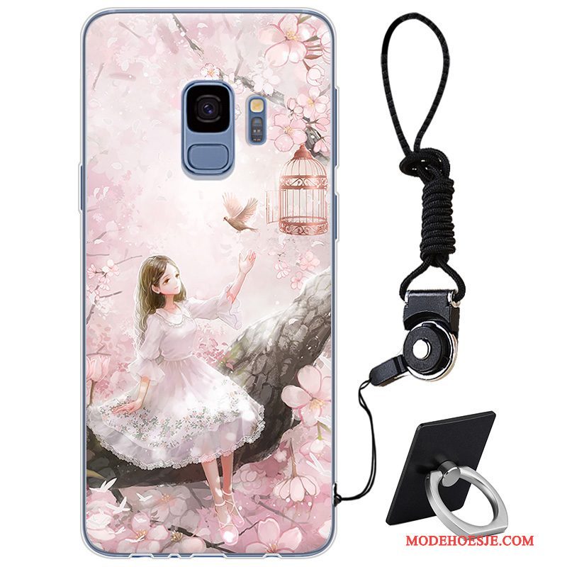 Hoesje Samsung Galaxy S9 Bescherming Eenvoudige Vers, Hoes Samsung Galaxy S9 Zacht Elegante Geel