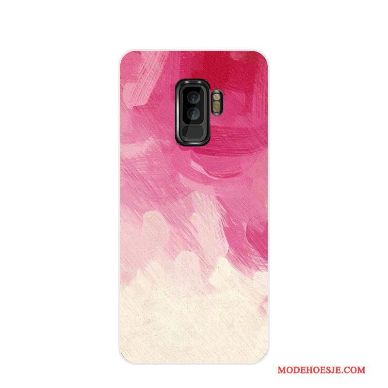 Hoesje Samsung Galaxy S9+ Bescherming Grijstelefoon, Hoes Samsung Galaxy S9+ Dun Rood