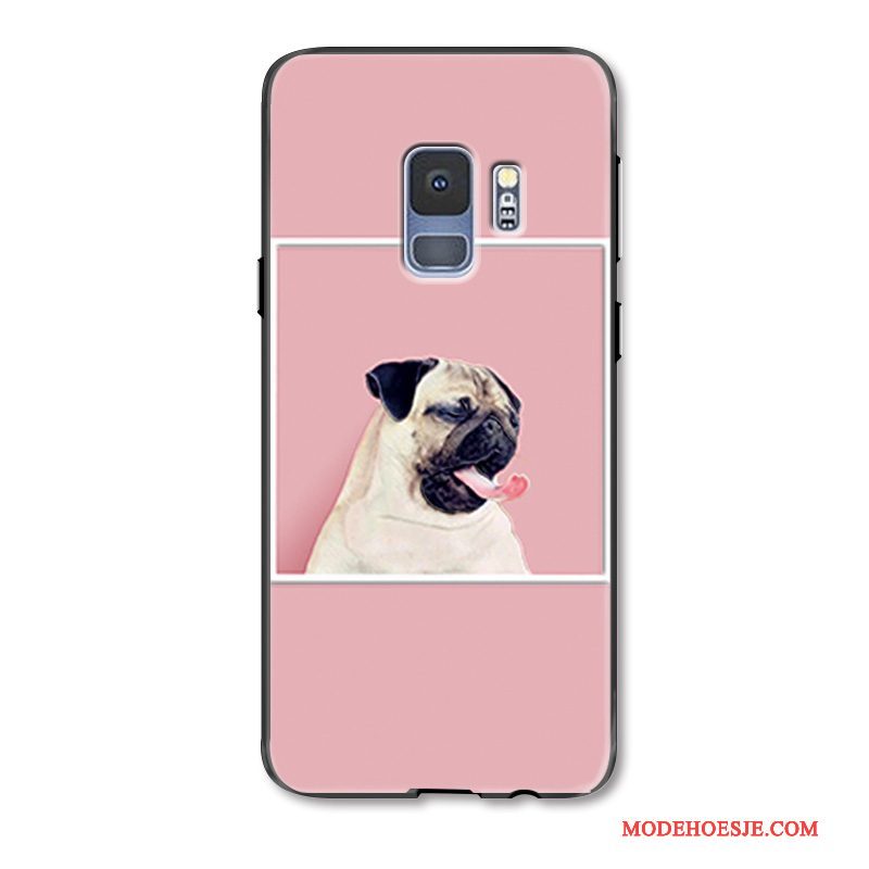 Hoesje Samsung Galaxy S9 Bescherming Koe Wit, Hoes Samsung Galaxy S9 Geschilderd Hangertelefoon