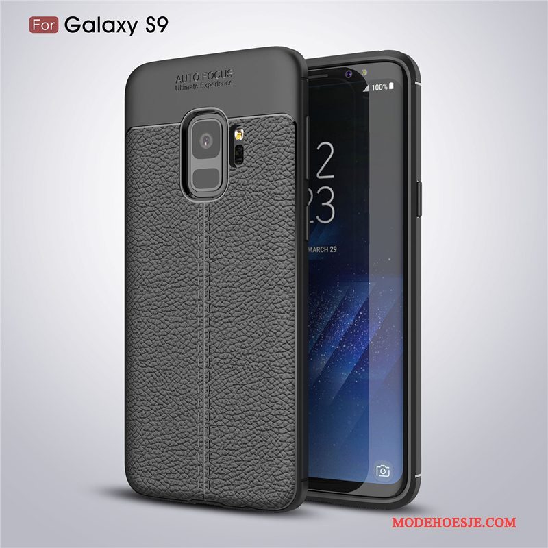 Hoesje Samsung Galaxy S9 Bescherming Patroon Anti-fall, Hoes Samsung Galaxy S9 Zacht Roodtelefoon