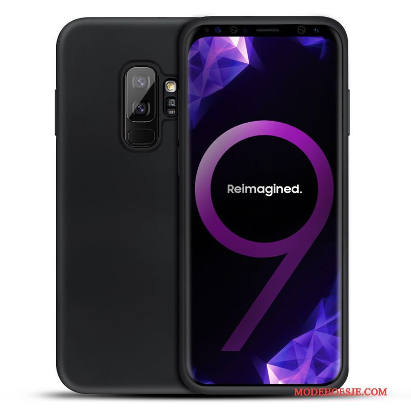 Hoesje Samsung Galaxy S9+ Bescherming Roodtelefoon, Hoes Samsung Galaxy S9+ Zakken Anti-fall