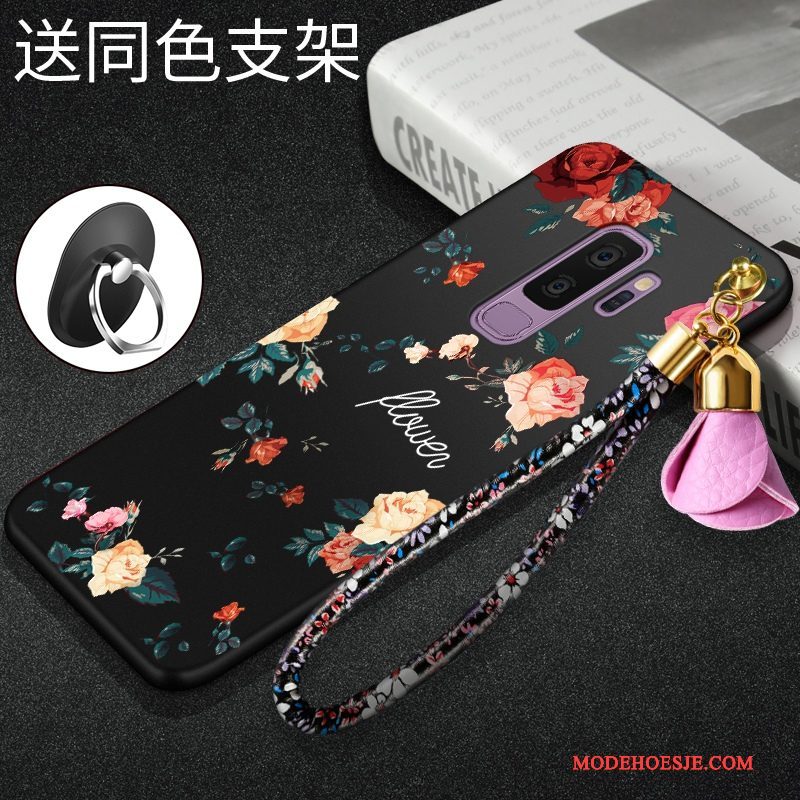 Hoesje Samsung Galaxy S9+ Bescherming Trend Zwart, Hoes Samsung Galaxy S9+ Zakken Telefoon Anti-fall