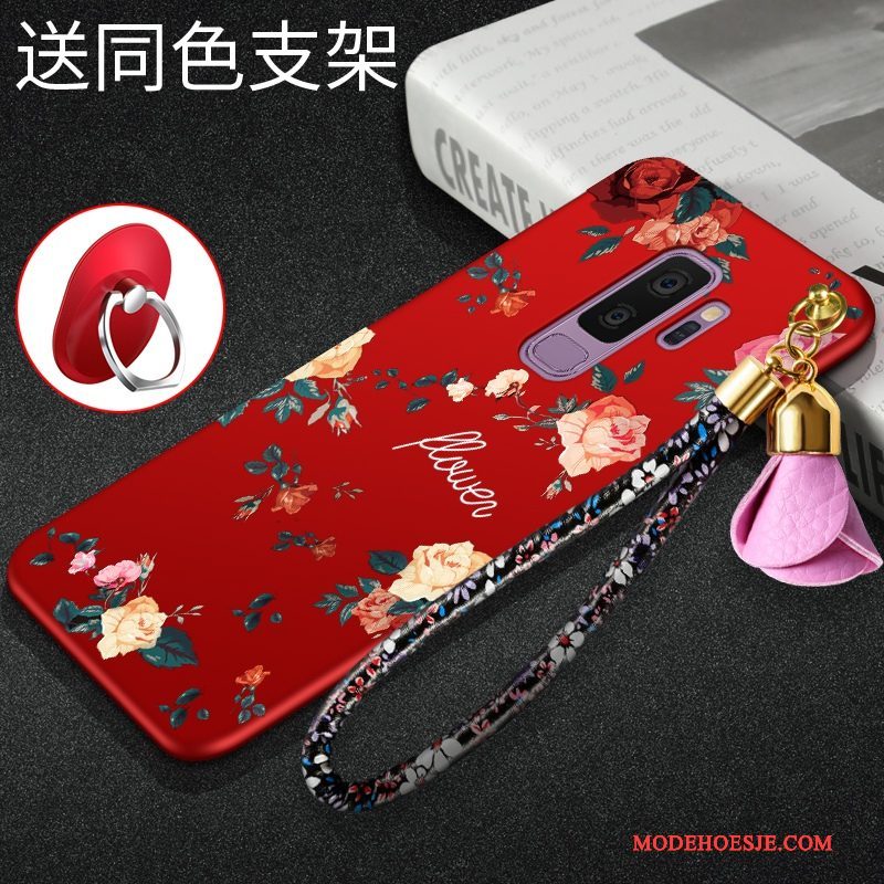 Hoesje Samsung Galaxy S9+ Bescherming Trend Zwart, Hoes Samsung Galaxy S9+ Zakken Telefoon Anti-fall