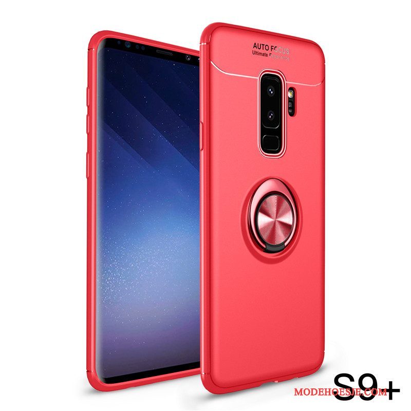 Hoesje Samsung Galaxy S9+ Bescherming Trendy Merktelefoon, Hoes Samsung Galaxy S9+ Siliconen Zwart Anti-fall