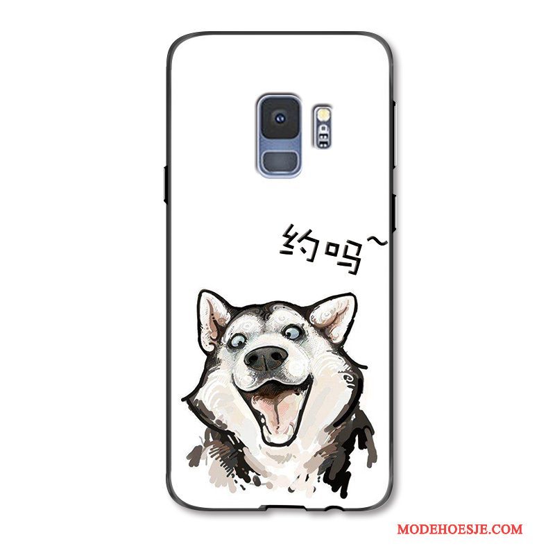 Hoesje Samsung Galaxy S9+ Bescherming Wit Lovers, Hoes Samsung Galaxy S9+ Geschilderd Vers Mooie