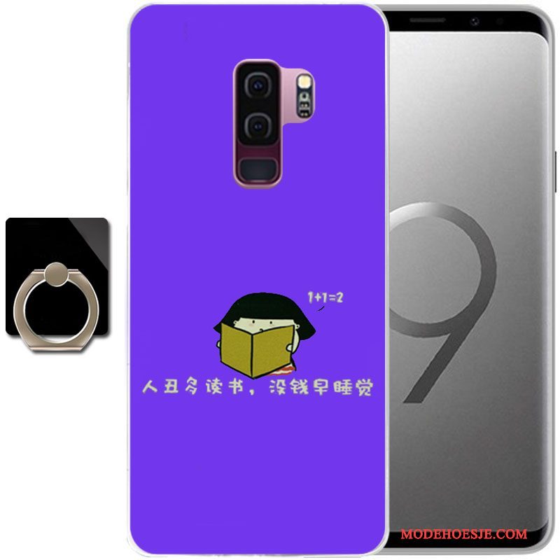 Hoesje Samsung Galaxy S9+ Geschilderd Anti-fall Groen, Hoes Samsung Galaxy S9+ Bescherming Telefoon