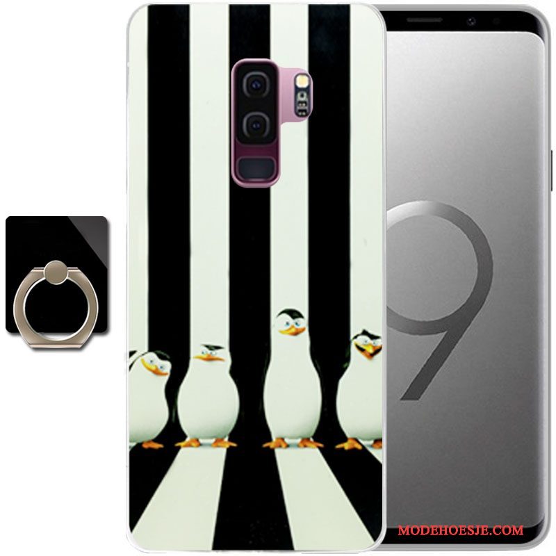 Hoesje Samsung Galaxy S9+ Geschilderd Anti-fall Groen, Hoes Samsung Galaxy S9+ Bescherming Telefoon