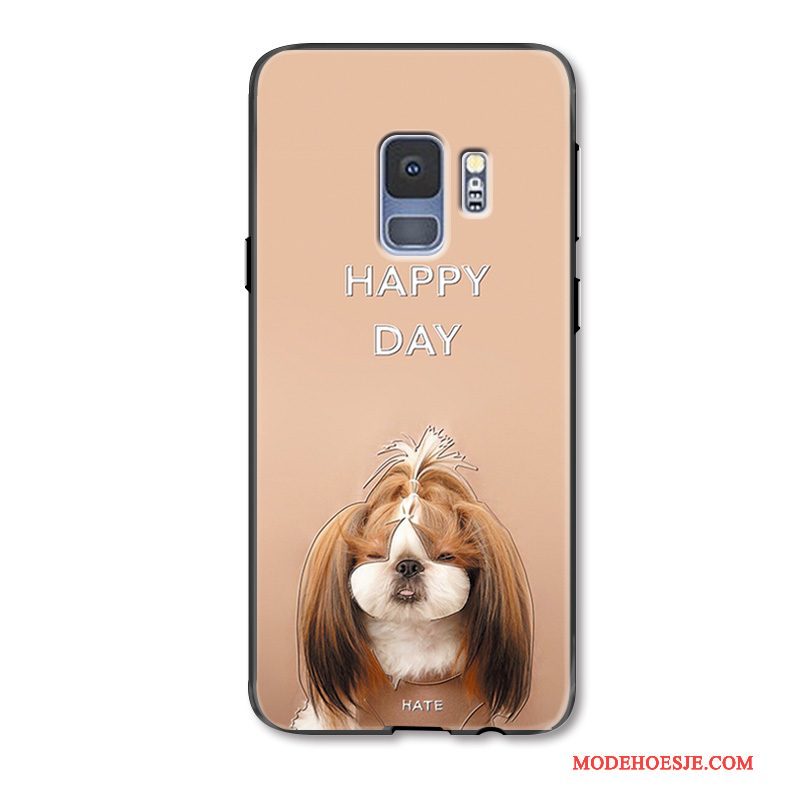 Hoesje Samsung Galaxy S9+ Geschilderd Mooie Khaki, Hoes Samsung Galaxy S9+ Spotprent Telefoon