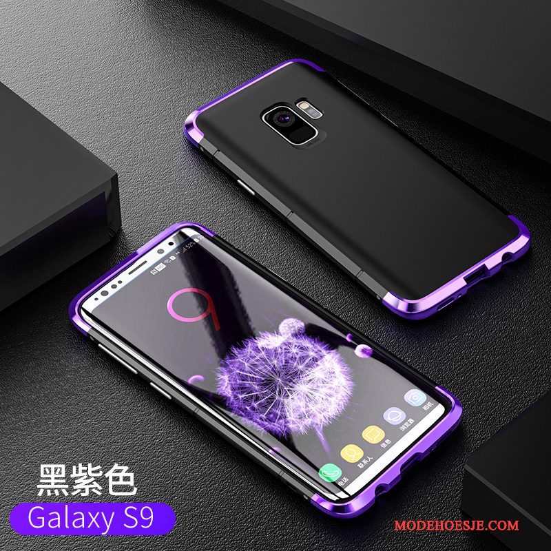 Hoesje Samsung Galaxy S9 Scheppend Anti-fall Donkerblauw, Hoes Samsung Galaxy S9 Zakken Trendy Merk Persoonlijk