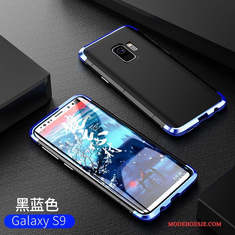 Hoesje Samsung Galaxy S9 Scheppend Anti-fall Donkerblauw, Hoes Samsung Galaxy S9 Zakken Trendy Merk Persoonlijk