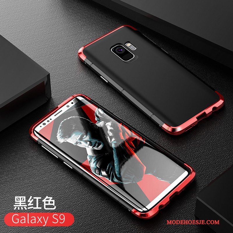 Hoesje Samsung Galaxy S9 Scheppend Anti-fall Donkerblauw, Hoes Samsung Galaxy S9 Zakken Trendy Merk Persoonlijk