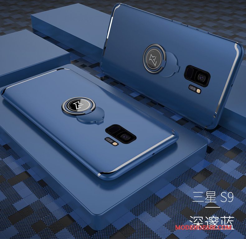 Hoesje Samsung Galaxy S9 Scheppend Anti-falltelefoon, Hoes Samsung Galaxy S9 Ondersteuning Blauw Trend