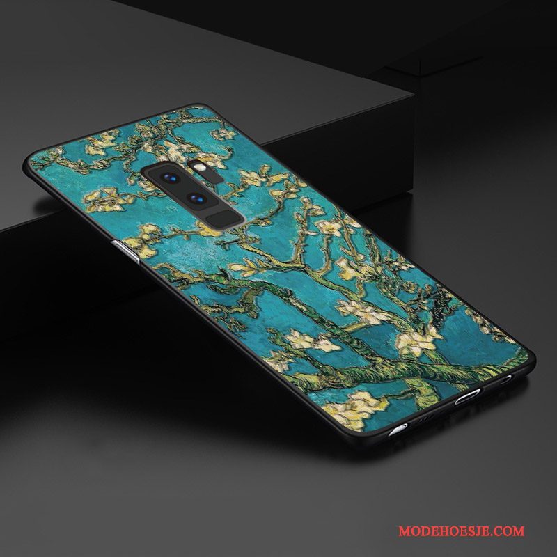 Hoesje Samsung Galaxy S9+ Scheppend Pas Driedimensionaal, Hoes Samsung Galaxy S9+ Zakken Telefoon Schrobben