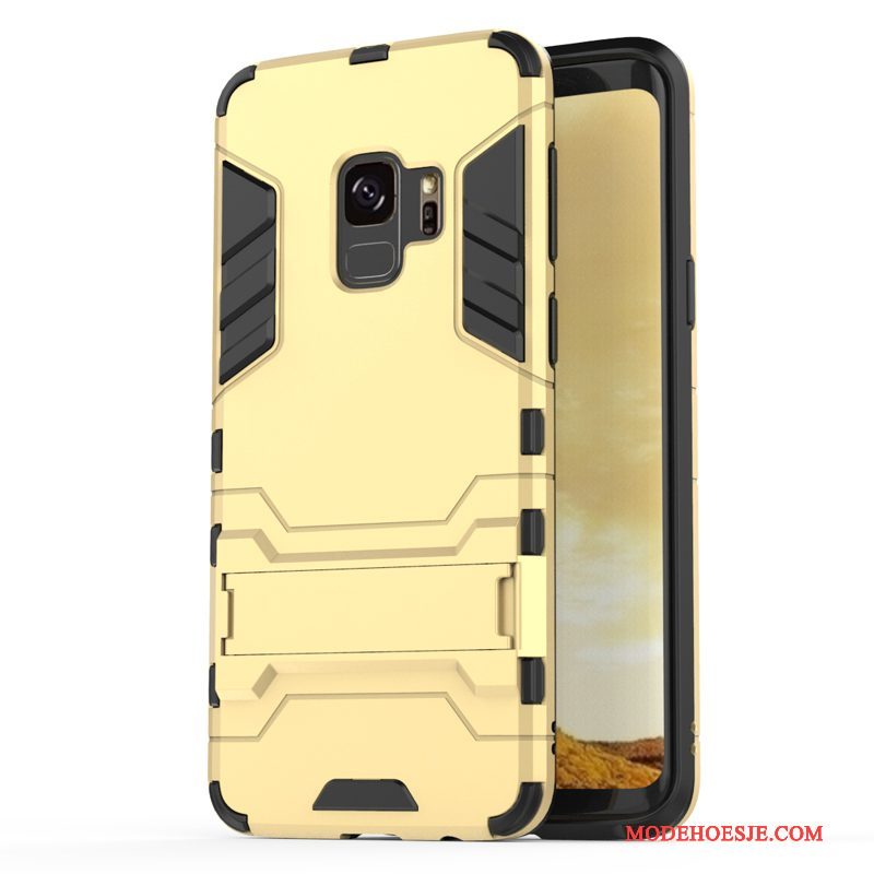 Hoesje Samsung Galaxy S9+ Scheppend Rood Schrobben, Hoes Samsung Galaxy S9+ Zakken Anti-fall Persoonlijk