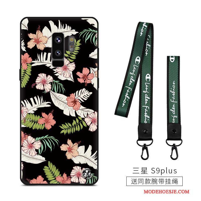 Hoesje Samsung Galaxy S9+ Siliconen Anti-fall Vogel, Hoes Samsung Galaxy S9+ Zacht Trendtelefoon